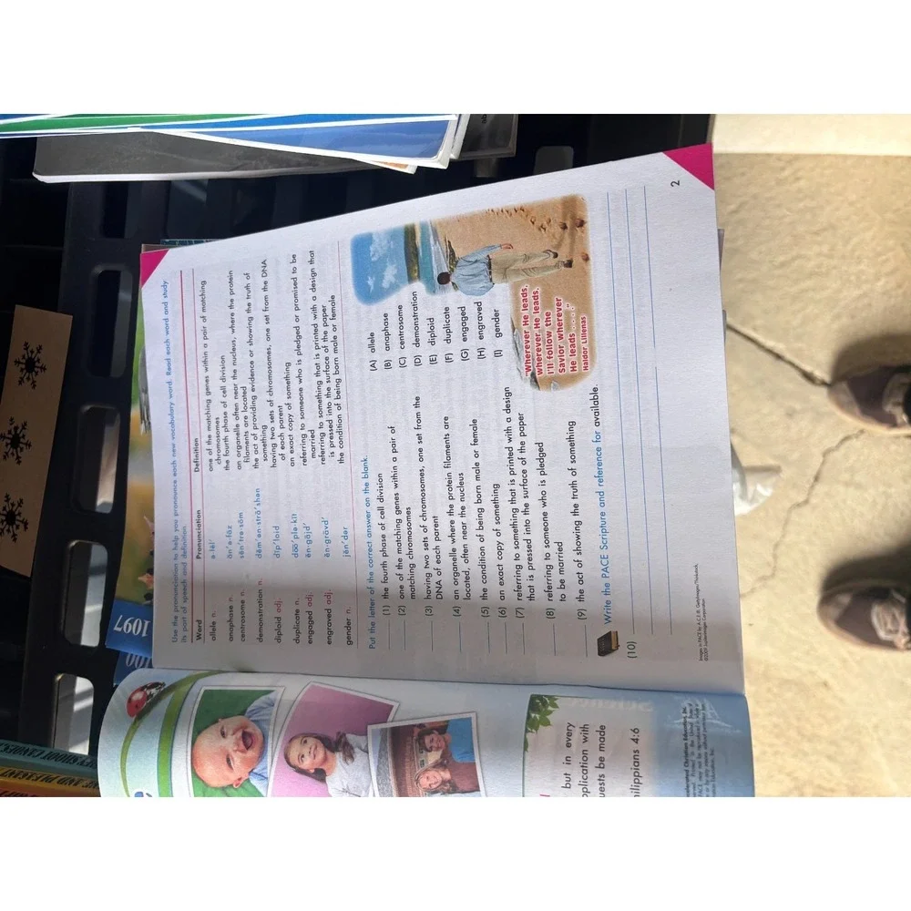 ACE Science 1107  homeschooling workbook